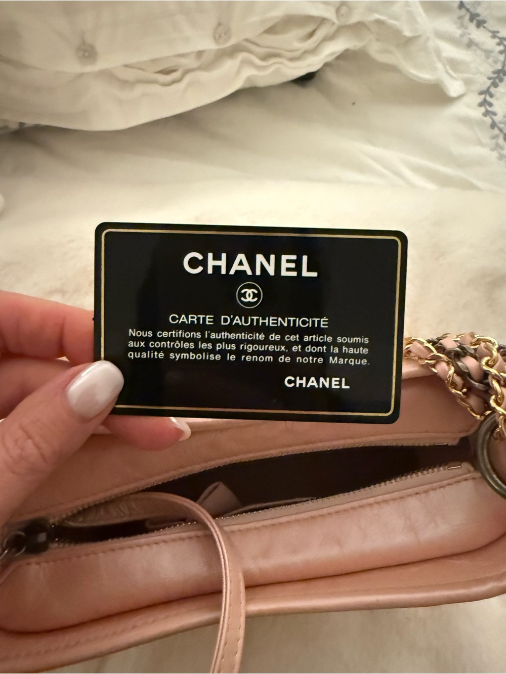Chanel Gabrielle Hobo Rose Bag - Picture 10 of 15